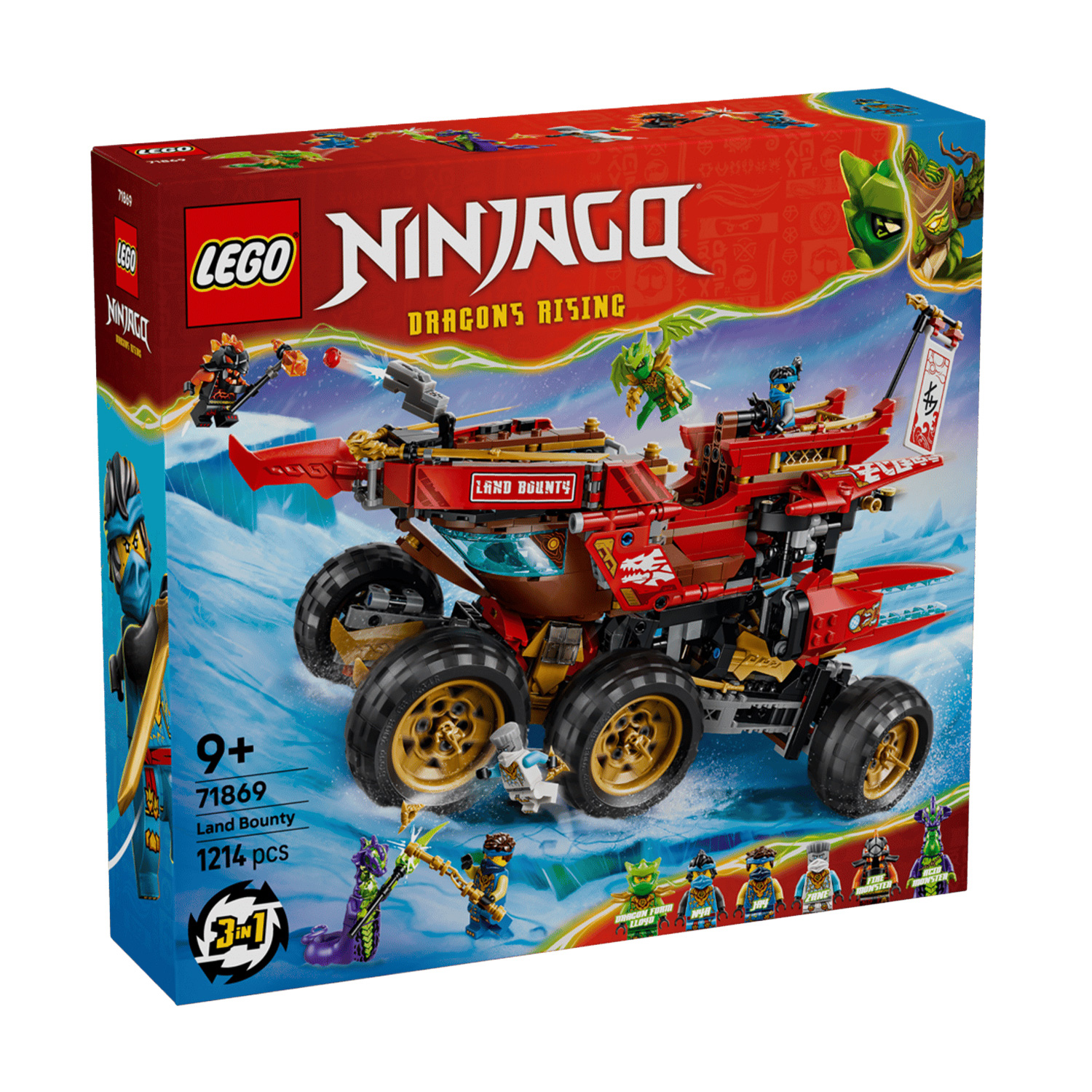 Конструктор LEGO Ninjago Райська земля, 1214 деталі, від 9 років (71869)